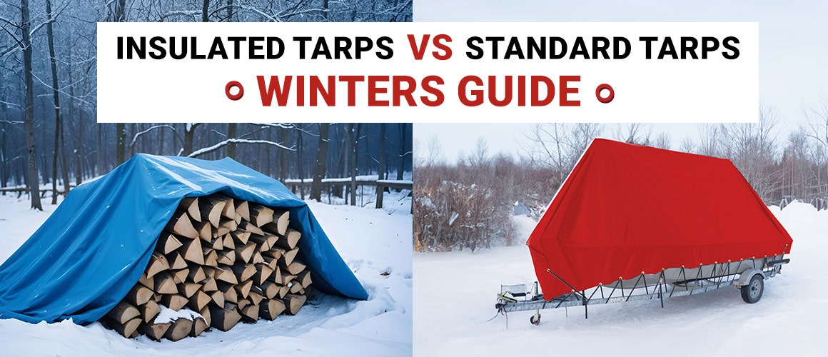 When winter hits hard, the need for protection from the elements becomes critical, especially for construction, outdoor storage, or agriculture. You are looking to keep your concrete from freezing, cover some greenhouse, store firewood, or something that needs a shield, right? Choosing that right shield (a custom tarp) could be the difference between a job well done and a frost disaster. In this winter tarps comparison guide, we’ll have an insightful battle; insulated tarps versus standard tarps so you can easily decide which one best suits your needs in extreme winter conditions. The Case for Insulated Tarps What Are Insulated Tarps? Insulated tarps are crafted specifically for cold-weather protection. They offer a thermal barrier that keeps objects underneath warmer than the frigid air outside. Their insulation layers—usually made from materials like foam or polyester are sandwiched between outer layers of these heavy-duty tarps’ fabric. They excel in holding heat and preventing frost damage. Imagine your heavy duty insulated tarps as the winter parka of the tarp world, while your standard tarp is more of a windbreaker. Sure, both can protect you from the wind, but only one will keep you cozy when the temperature plummets! Image 2 Where Do Insulated Tarps Shine? Concrete Work: Pouring concrete in winter can be tricky. As temperatures drop below freezing, concrete’s hydration process can slow or stop altogether, potentially causing cracks. Insulated tarps for concrete work by trapping heat, ensuring that the concrete cures properly without frost setting in. Greenhouses: If you have a small-scale farming operation or a backyard greenhouse, keeping your plants warm is crucial. An insulated tarp for greenhouses can make the difference between a healthy crop and frostbitten leaves. These farm tarps keep warmth inside, acting like a heated blanket for your plants. Construction: Winter construction doesn't stop, but you do need to prevent equipment, machinery, and work materials from freezing. Insulated construction tarps are a favorite among builders to protect projects, tools, and structures in harsh climates. The Benefits of Insulated Tarps Superior Thermal Protection: Insulated tarps are designed to retain heat. For instance, when using heavy-duty insulated tarps on construction sites or greenhouses, you create a warmer microenvironment that can stave off frost damage and maintain operational efficiency. Multi-layered Protection: These tarps are not only thermally insulating but also resistant to moisture and wind. The best thermal reflective tarps often have additional layers that repel snow, ice, and water, adding more durability during winter storms. Insulated tarps are best tarps for extreme cold, especially when you need warmth or protection for heat-sensitive materials and plants. But what about those days when all you need is to keep things dry or block a bit of wind? The Case for Standard Tarps What Are Standard Tarps? Standard tarps are your go-to option for basic protection from the elements. These heavy-duty covers, often made from polyethylene or vinyl, are typically waterproof and UV-resistant. These waterproof tarps don’t offer thermal insulation but are great at shielding objects from rain, snow, and wind. Image 3 Where Do Standard Tarps Shine? Firewood Storage: If you’re keeping your firewood dry through the winter, a best tarp for firewood is all you need. Firewood tarps don't have to be insulated because the goal is to keep moisture out, not heat in. Outdoor Furniture: Standard vinyl tarps are great for covering outdoor furniture, machinery, or even cars. They provide protection from snow and ice but don’t trap heat. For many outdoor storage needs, winter tarps for comparison show that standard tarps are often the more economical choice. Temporary Cover: Standard poly tarps are handy for quick fixes. Need to cover an exposed roof or outdoor equipment in a snowstorm? Standard tarps for winter are versatile, easy to use, and can get the job done without the extra cost associated with insulated models. The Benefits of Standard Tarps Cost-effective: If you're not dealing with temperature-sensitive materials, a standard tarp is much easier on the wallet. You don’t need a thermal blanket to keep the lawnmower covered, after all. Versatility: These tarps can be used for all sorts of tasks, from protecting machinery to creating temporary shelters during winter camping trips. Cold weather tarps that aren’t insulated still offer excellent protection from snow and wind. Standard tarps are a no-fuss solution for basic winter protection, but when the mercury drops dangerously low, insulated tarps often take the lead in terms of practicality. Insulated Tarps vs. Standard Tarps: Which Should You Choose? It all boils down to one question: What are you protecting from the cold? Go for Insulated Tarps If: You need extreme weather tarps to keep concrete curing, crops growing, or work materials safe. Heat retention is crucial to prevent frost damage. You're working in an industry like construction where freezing could compromise the safety and success of a project. You want winter-proof tarps that can withstand sub-zero conditions while keeping things warmer underneath. Go for Standard Tarps If: You’re simply looking for heavy-duty tarps for winter that can block snow and rain. You're protecting materials that aren't sensitive to freezing, like firewood or outdoor equipment. You need a quick, versatile, and affordable solution for covering large areas. Best Practices for Winter Tarp Use Secure the Edges: Whether you're using insulated vs. standard tarps, securing the edges with weights or straps can help prevent the tarp from flapping in the wind or blowing away. Layering for Extra Protection: In extreme conditions, consider doubling up. Use a standard tarp for moisture resistance, topped with an insulated tarp for thermal protection. It’s the “layer up” approach, much like wearing a thermal shirt under your jumper! Check Regularly: Especially when using heavy-duty insulated tarps on a construction site or greenhouse, make sure to check for any wear and tear. Replacing damaged tarps promptly will ensure your materials remain protected. As Explained, Know Your Need First In the great battle between insulated tarps and standard tarps, there’s no clear winner—it all depends on your needs. For firewood, quick cover jobs, or simply blocking the wind, standard tarps will do the trick. But if you need to trap heat, prevent frost, or keep your concrete from cracking in the cold, insulated tarps are your new best mate for winter protection. So next time winter rolls in, don’t just throw on any old tarp. Whether it’s covering your tools or keeping your concrete warm, make sure you’ve got the right gear to tackle those country-freezing winter conditions head-on!