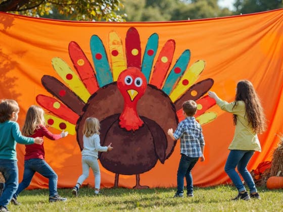 Thanksgiving Tarp Art: Fun & Easy Crafts for Kids